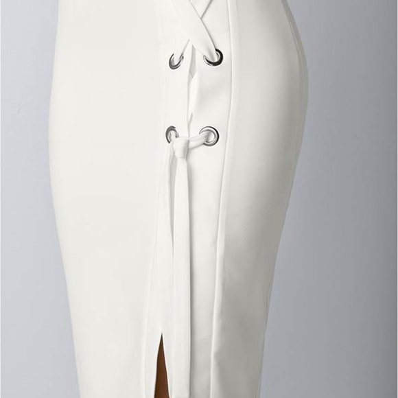 VENUS Lace Up Detail Sleeveless Dress, BLACK, Size XS (2) - Picture 2 of 9